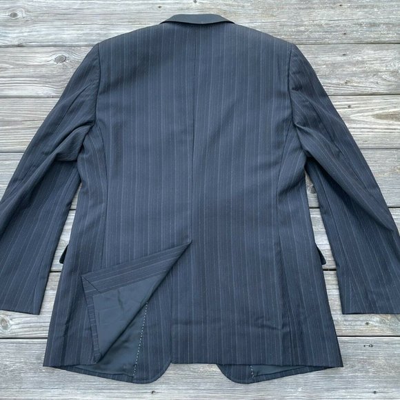 Versace Men Suits Two Piece Blazer Pant 100% Wool Suiting Size 58R Read Descr - Picture 3 of 14